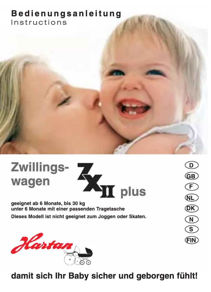 Page 1 de la notice Manuel utilisateur Hartan ZX II plus