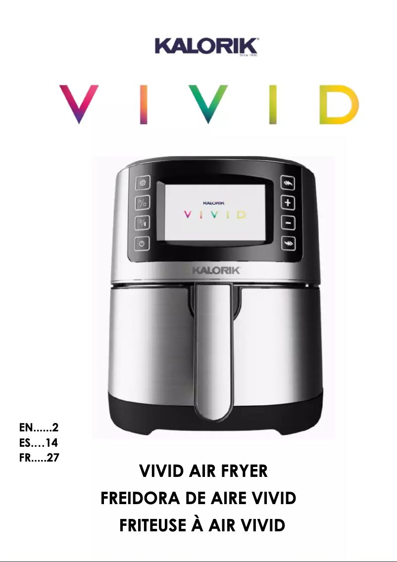Imagen de la primera página del manual del dispositivo VIVID FT 52333 SS
