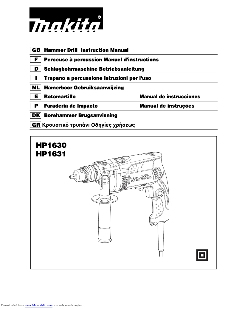 Page 1 de la notice Manuel utilisateur Makita DK0050X1