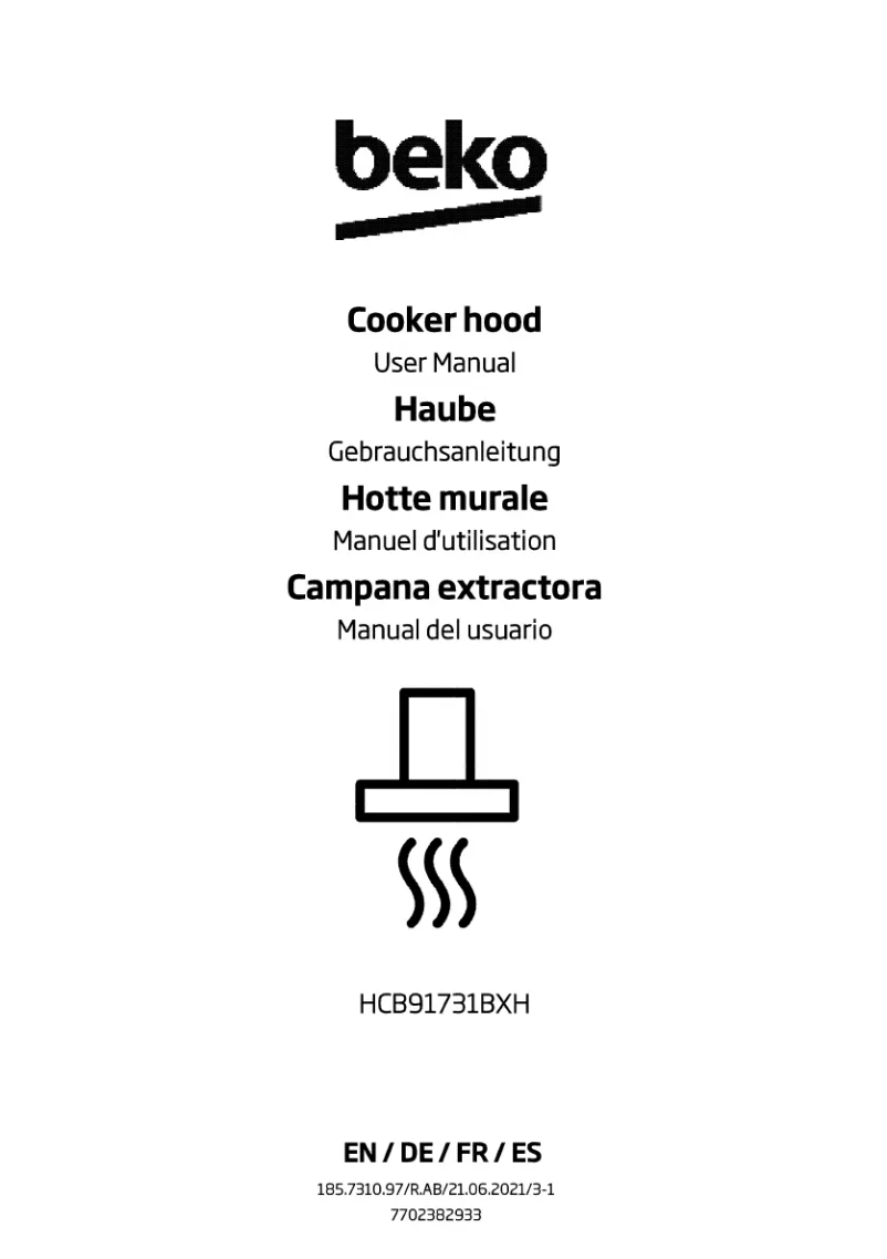 Image de la première page du manuel de l'appareil HCB91731BXH