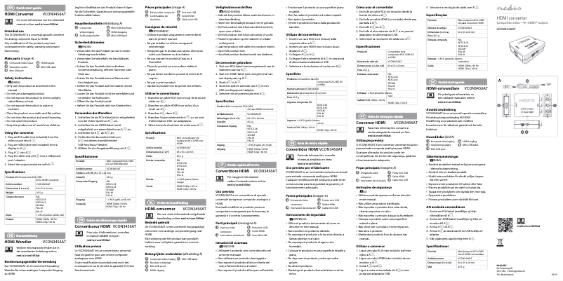 Page n°1 - Manuel utilisateur Nedis VCON3456AT