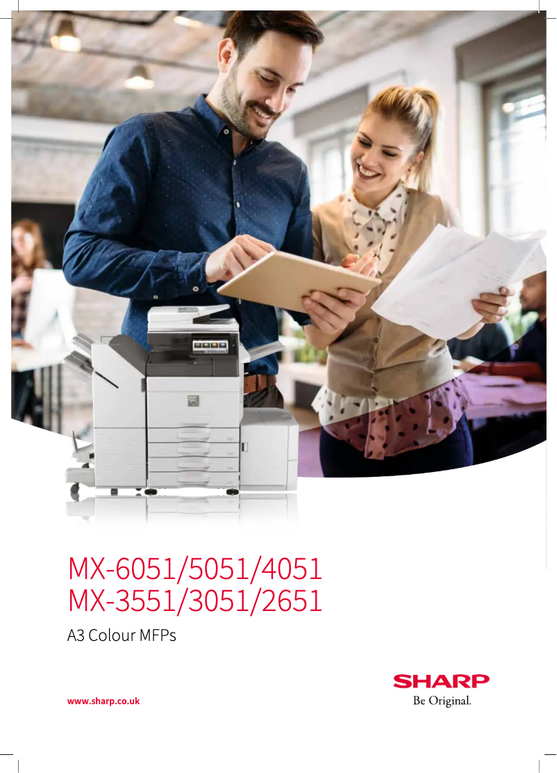 Image de la première page du manuel de l'appareil MX-6051