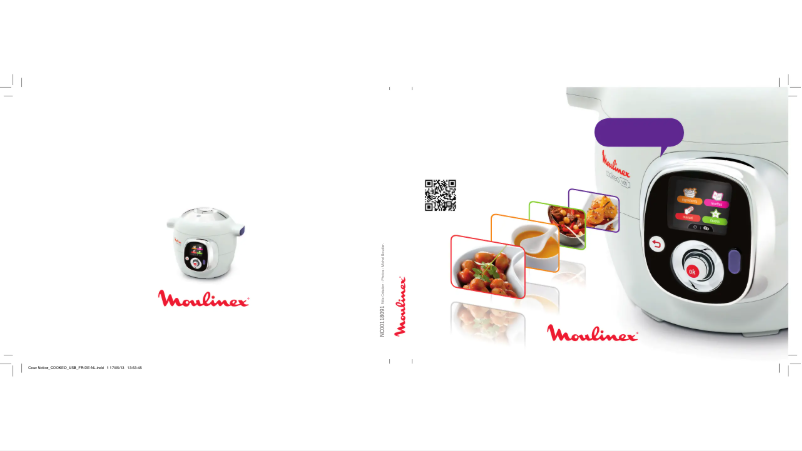 Page 1 de la notice Manuel utilisateur Moulinex Cookeo USB