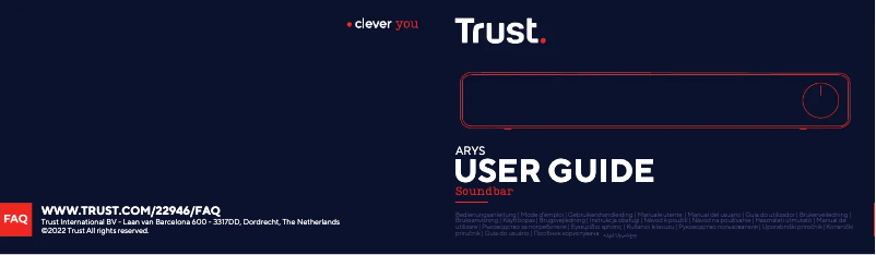 Image de la première page du manuel de l'appareil Arys 22946