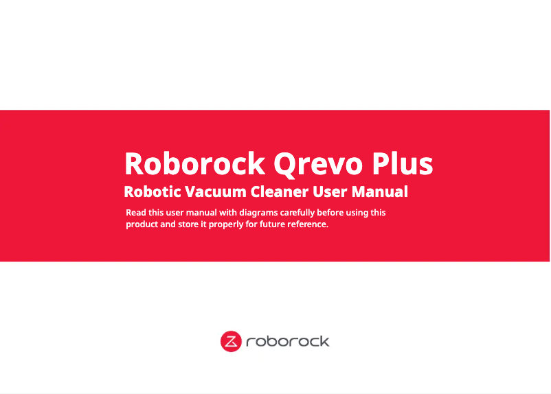 Page n°1 - Manuel utilisateur Roborock Qrevo Plus