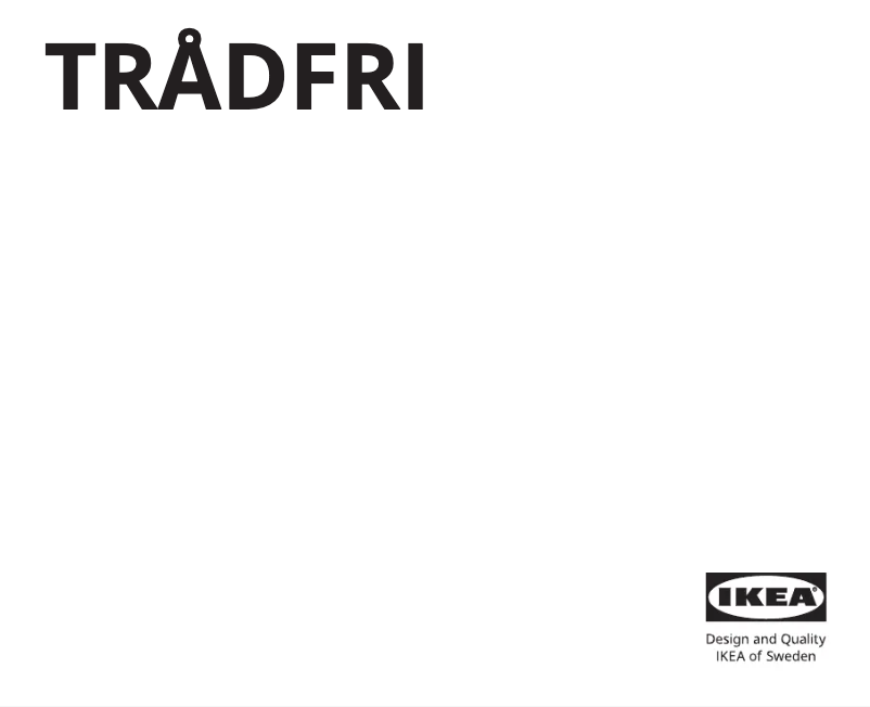 Page 1 de la notice Manuel utilisateur Ikea TRÅDFRI 903.561.66