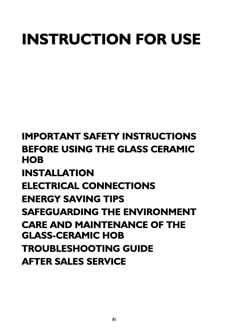 Page n°1 - Instructions / montage Whirlpool AKT 8210 LX
