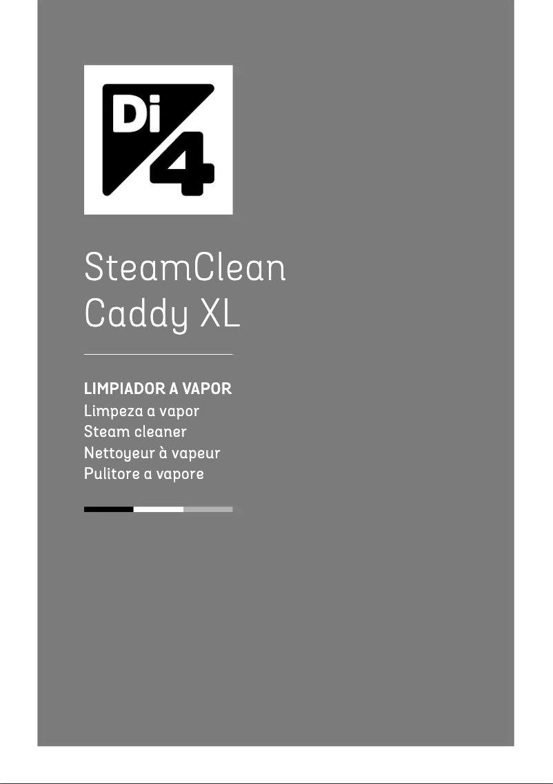 Page 1 of the manual User Manual Di4 SteamClean Caddy XL