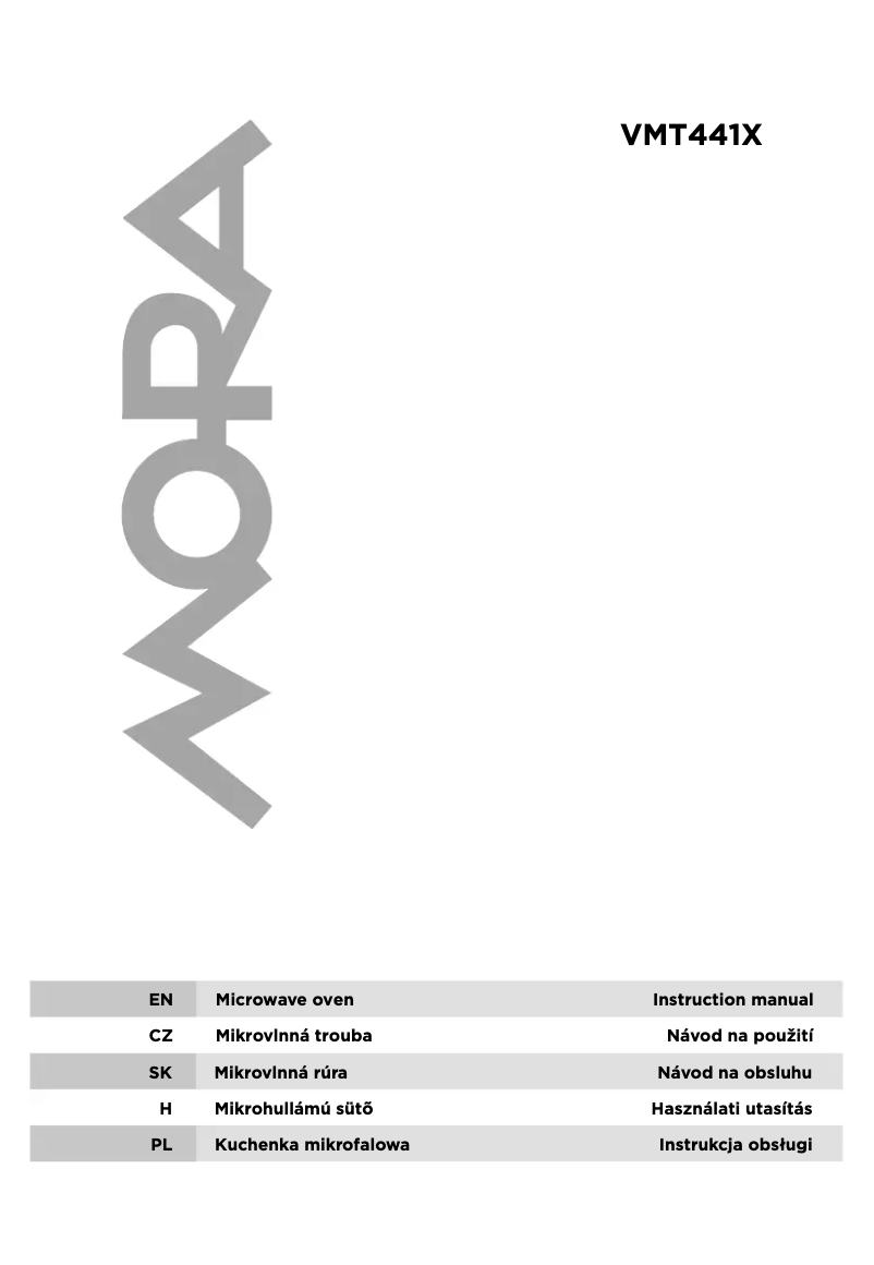 Image de la première page du manuel de l'appareil VMT 441 X