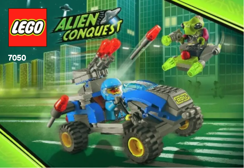 Page n°1 - Manuel utilisateur Lego Alien Conquest 7050