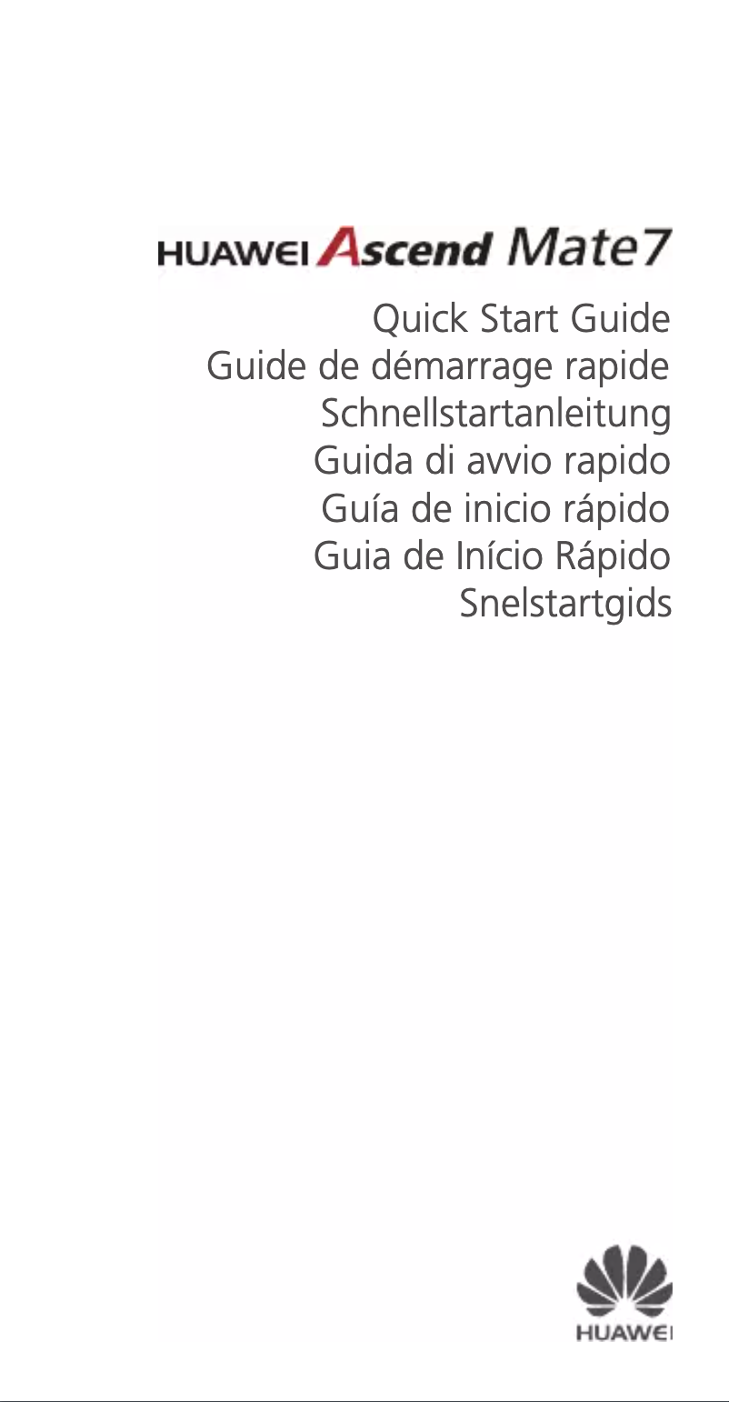 Page n°1 - Manuel utilisateur Huawei Ascend Mate 7