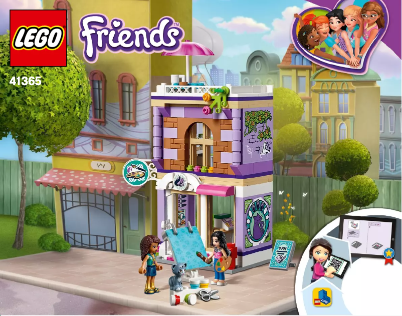 Page 1 de la notice Manuel utilisateur Lego Friends 41365