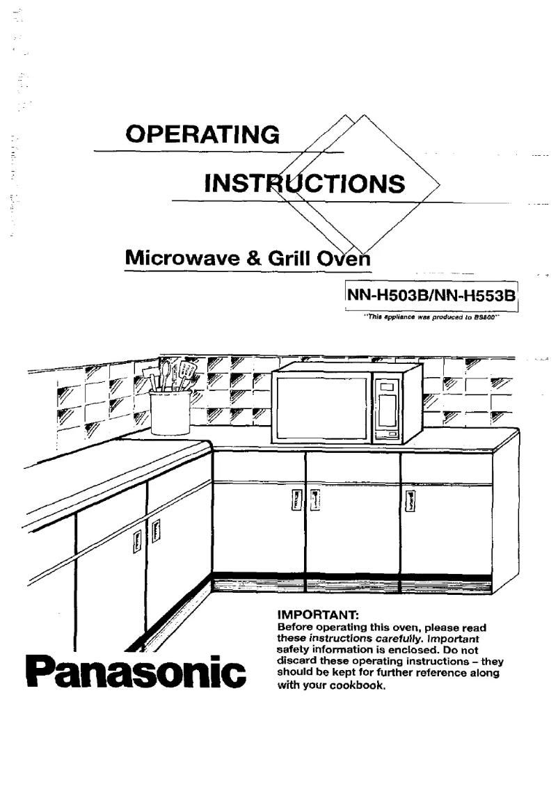 Page 1 de la notice Manuel utilisateur Panasonic NN-H553B