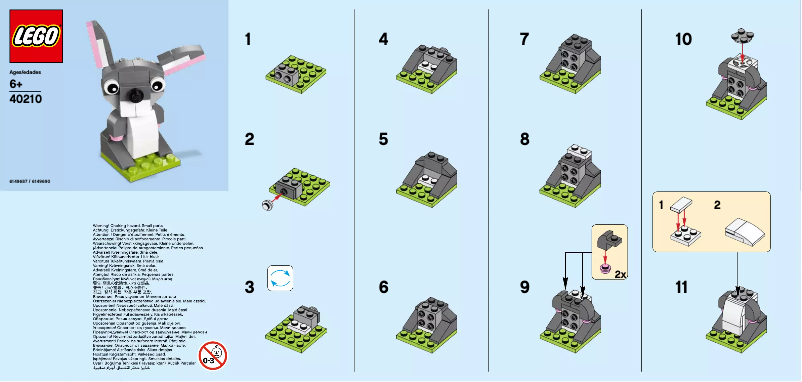Página 1 del manual Manual de usuario Lego Bunny 40210
