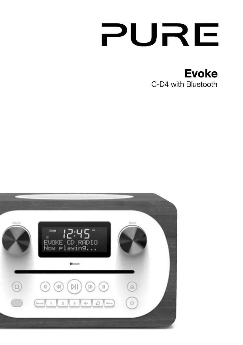 Page 1 de la notice Manuel utilisateur Pure Evoke C-D4