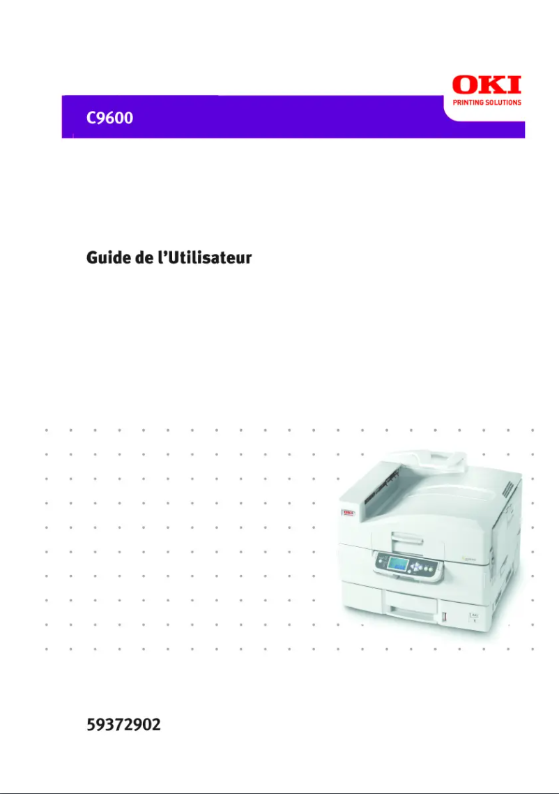 Page n°1 - Manuel utilisateur OKI C9600n