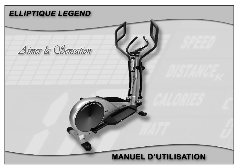 Image de la première page du manuel de l'appareil Legend