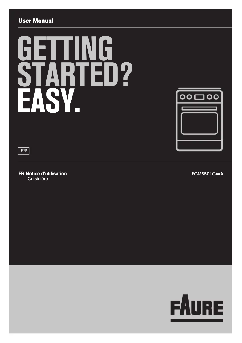 Page n°1 - Manuel utilisateur Electrolux FCM6501CWA