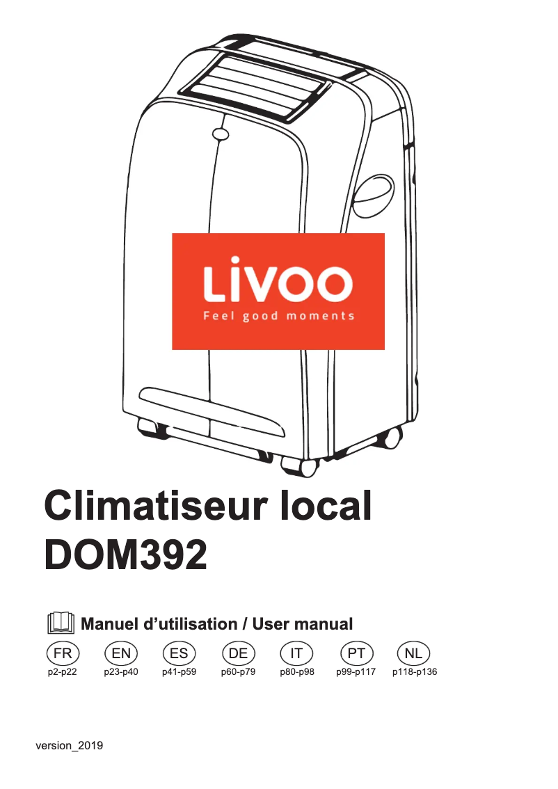 Page n°1 - Manuel utilisateur Livoo DOM392
