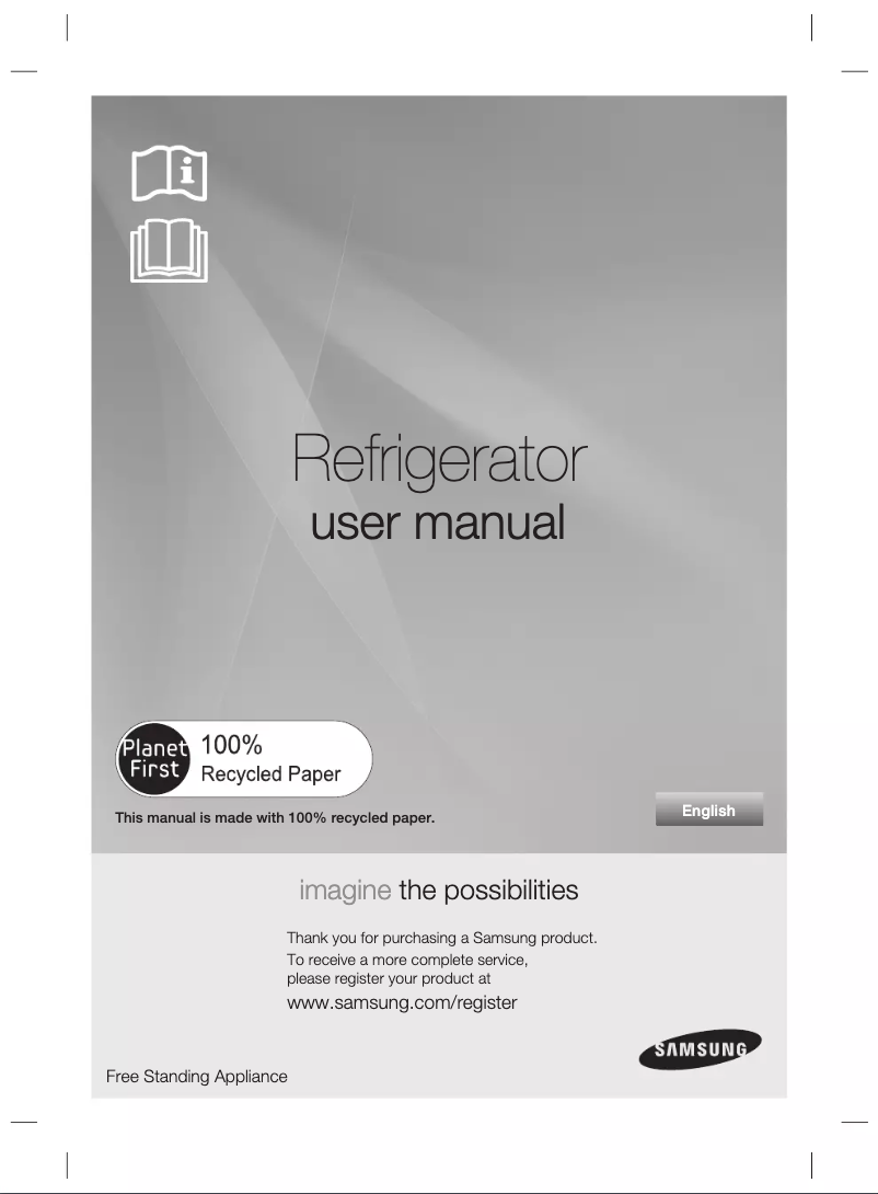 Page n°1 - Manuel utilisateur Samsung RL52VEBSW