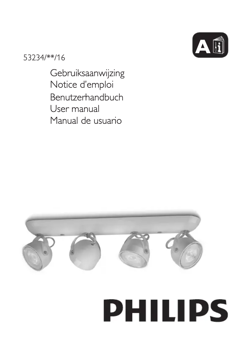 Page 1 de la notice Manuel utilisateur Philips myLiving 53234/31/16