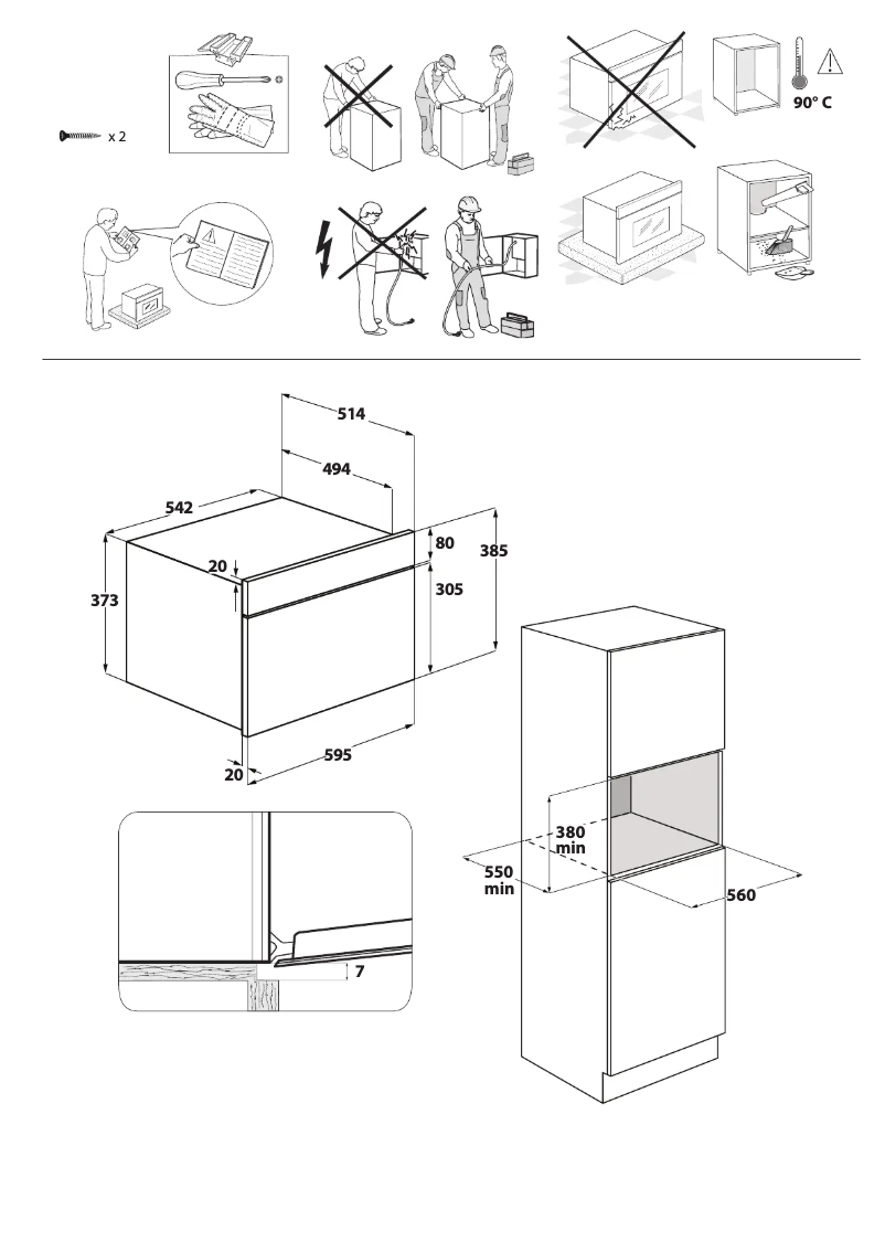Página 1 del manual Instrucciones de seguridad Whirlpool AMW 730 NB
