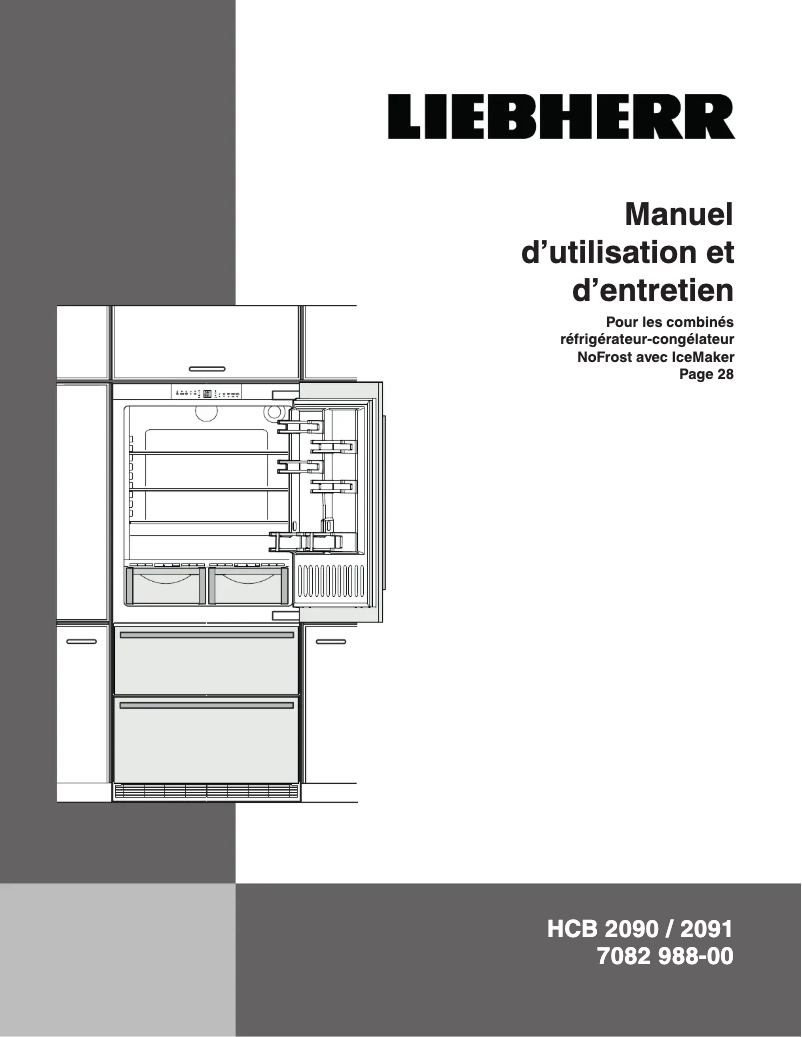 Page n°1 - Manuel utilisateur Liebherr ECBN 6156