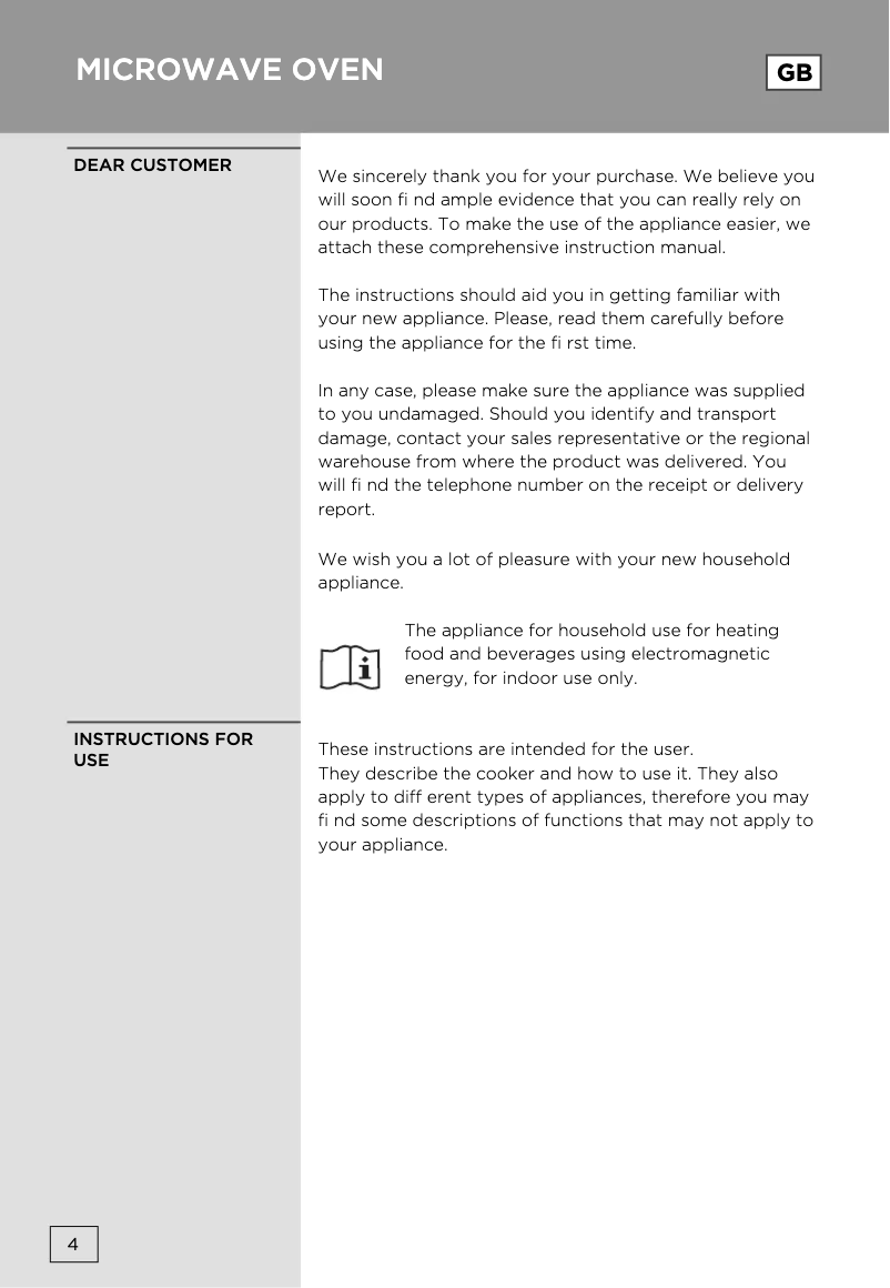 Page 1 de la notice Manuel utilisateur Gorenje BM171A4XG