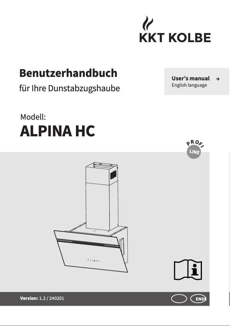 Image de la première page du manuel de l'appareil ALPINA-HC