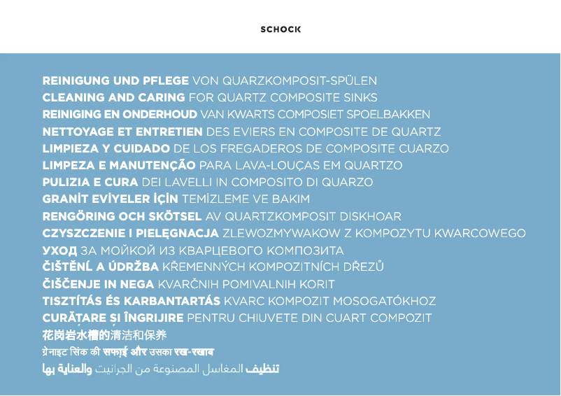 Page 1 de la notice Manuel utilisateur Schock D-100L