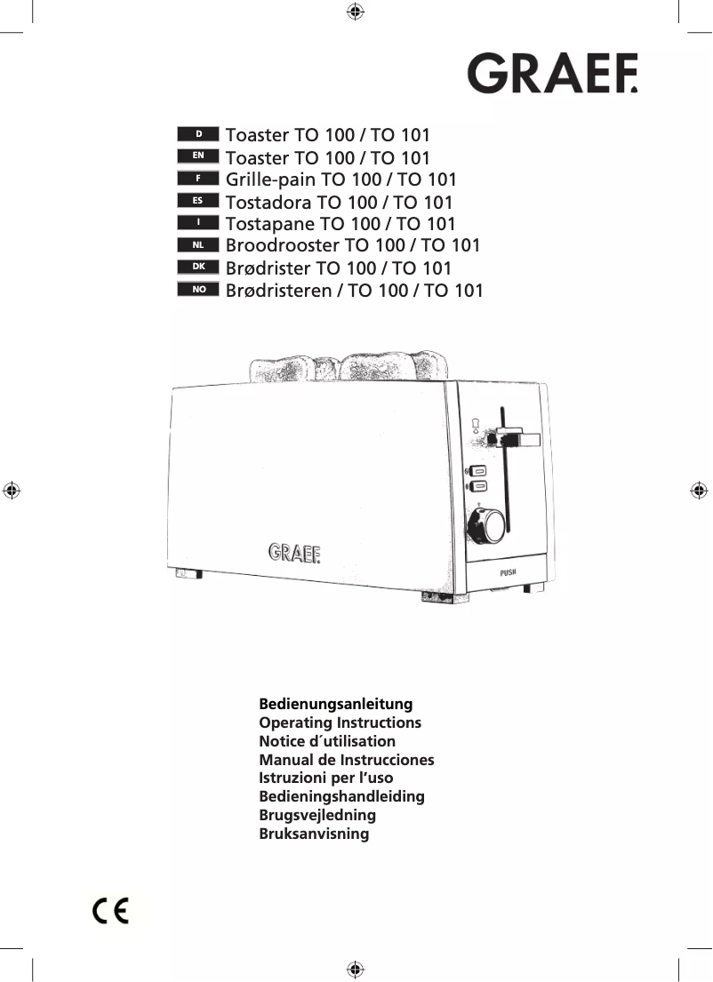 Image de la première page du manuel de l'appareil TO 100
