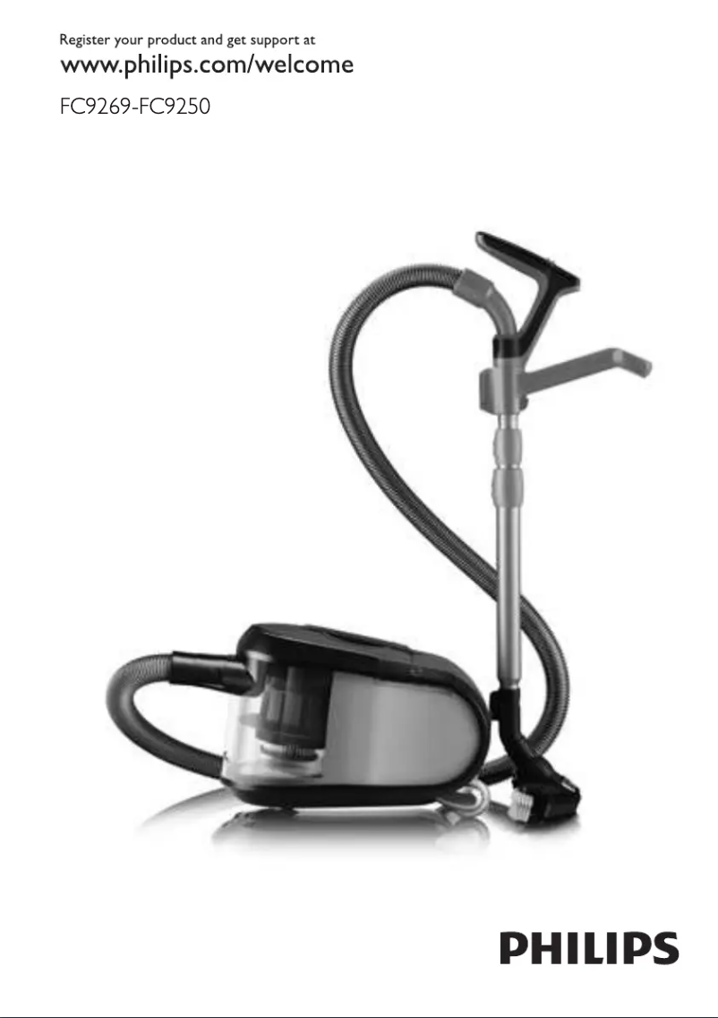 Imagen de la primera página del manual del dispositivo ErgoFit FC9250