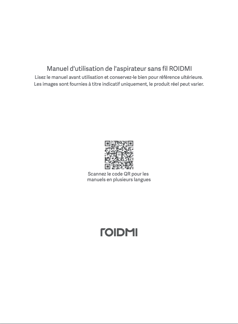 Page n°1 - Manuel utilisateur Roidmi S2