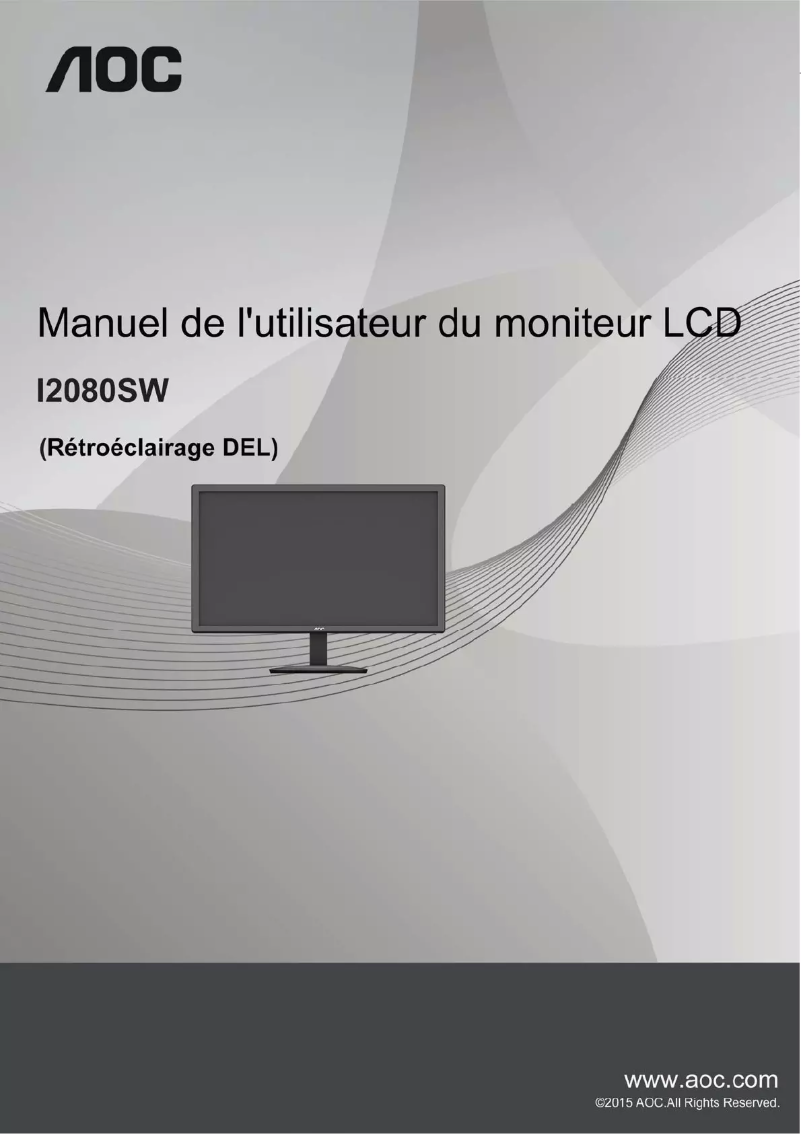 Image de la première page du manuel de l'appareil Value-line I2080SW
