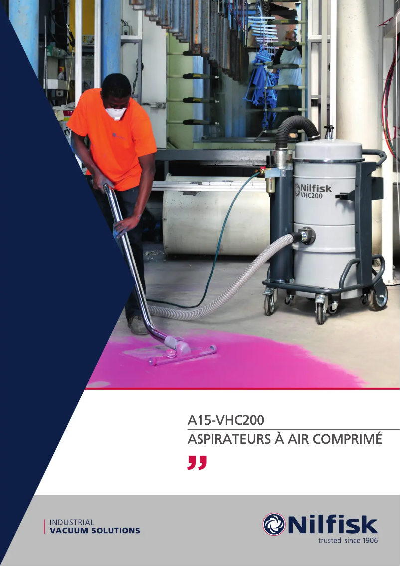 Image de la première page du manuel de l'appareil VHC200