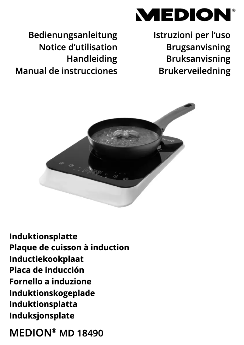 Page n°1 - Manuel utilisateur Medion MD 18490