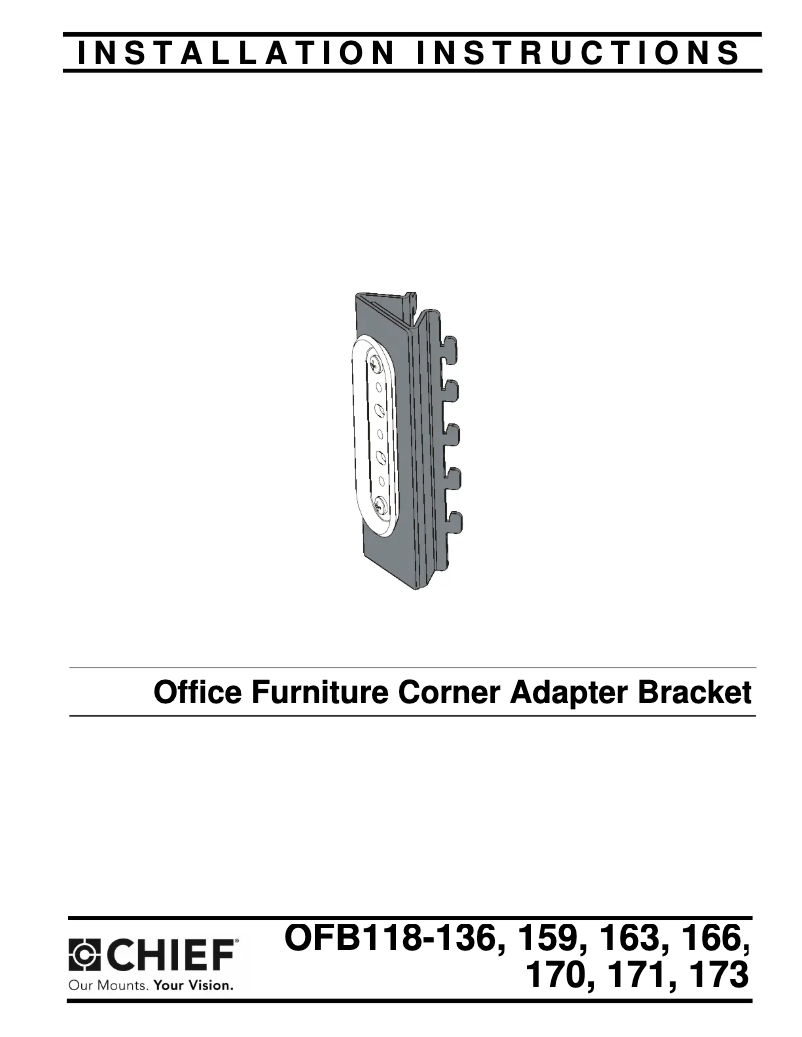 Page 1 de la notice Manuel utilisateur Chief OFB131