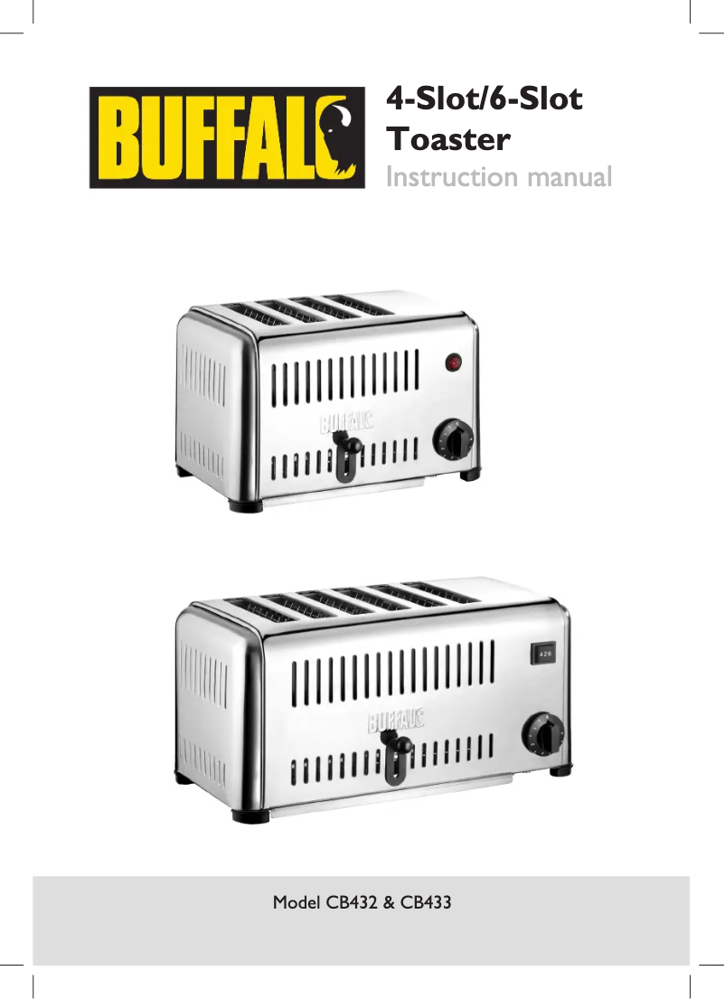 Page 1 de la notice Manuel utilisateur Buffalo CB433