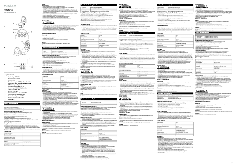 Image de la première page du manuel de l'appareil PIROO21WT