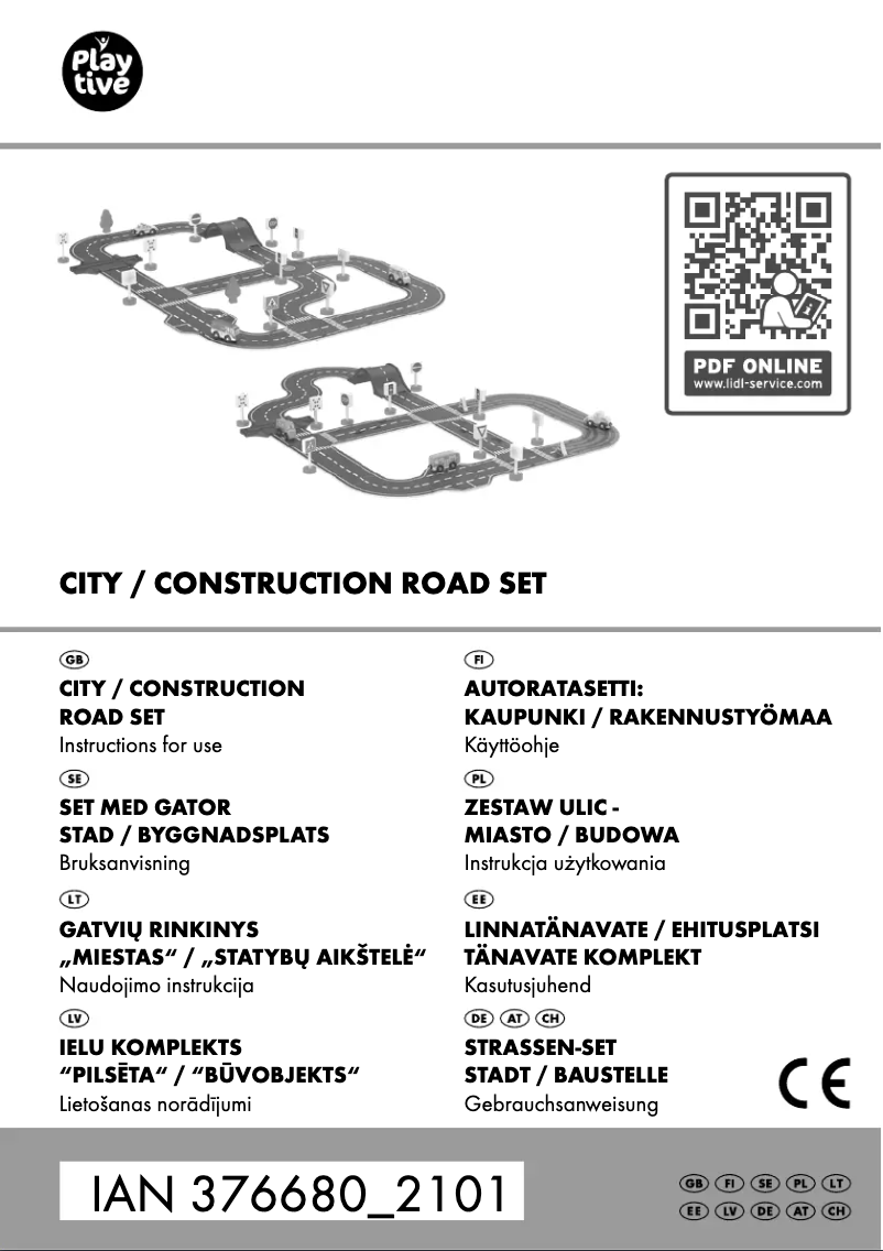 Page 1 de la notice Manuel utilisateur Playtive IAN 376680