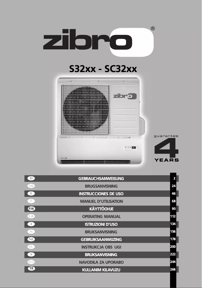 Image de la première page du manuel de l'appareil SC3225