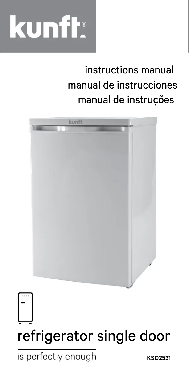 Image de la première page du manuel de l'appareil KSD2531