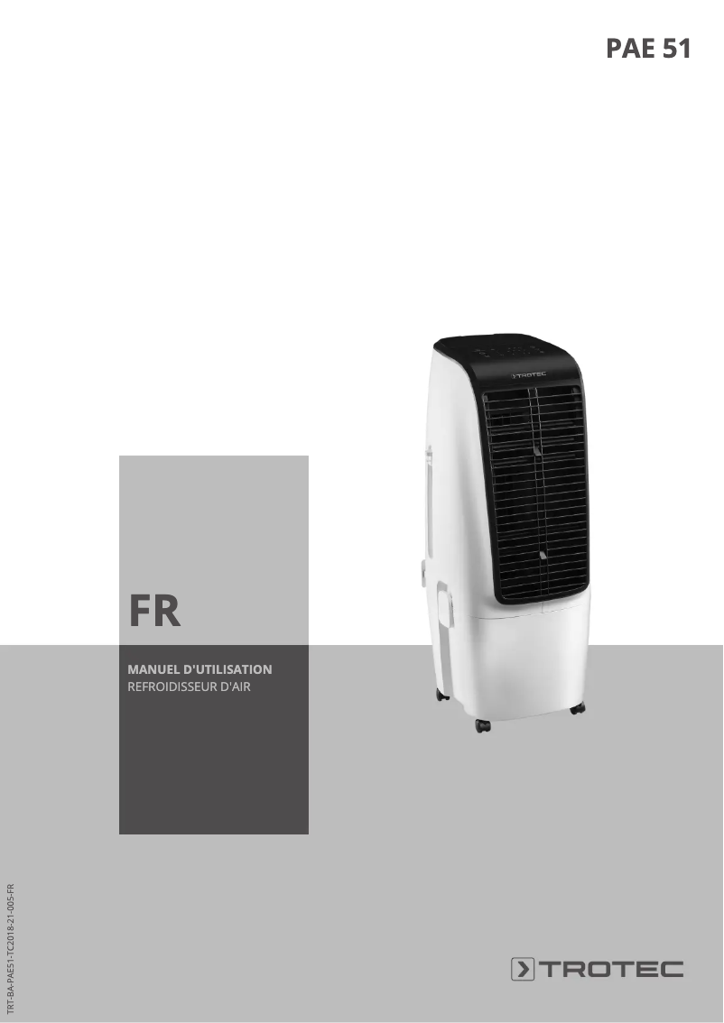 Image de la première page du manuel de l'appareil PAE 51 in