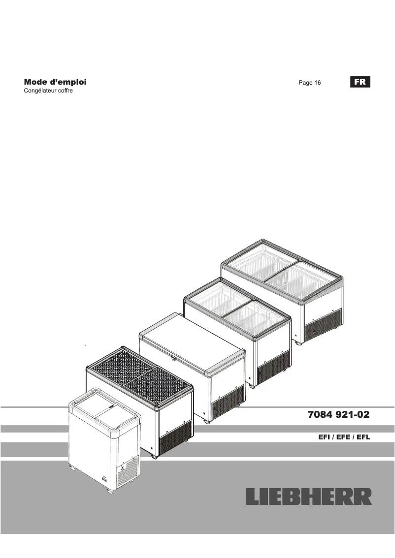 Page 1 de la notice Manuel utilisateur Liebherr EFI 5653