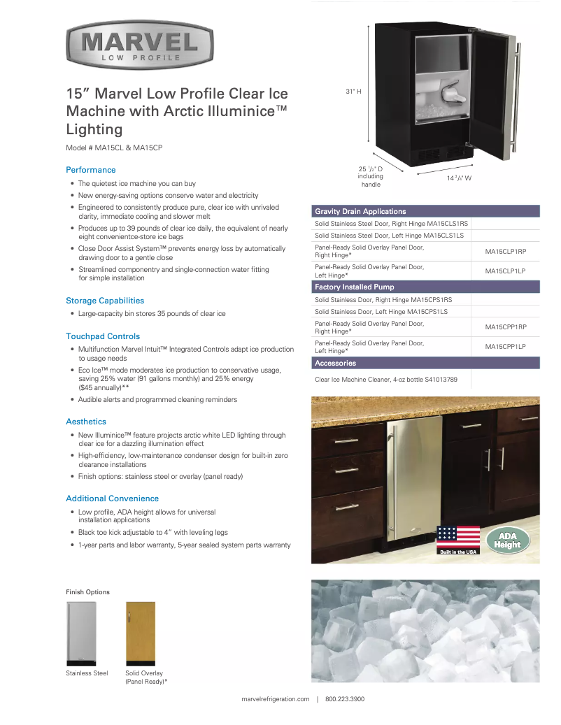 Page n°1 - Manuel utilisateur Marvel Illuminice MA15CP1R