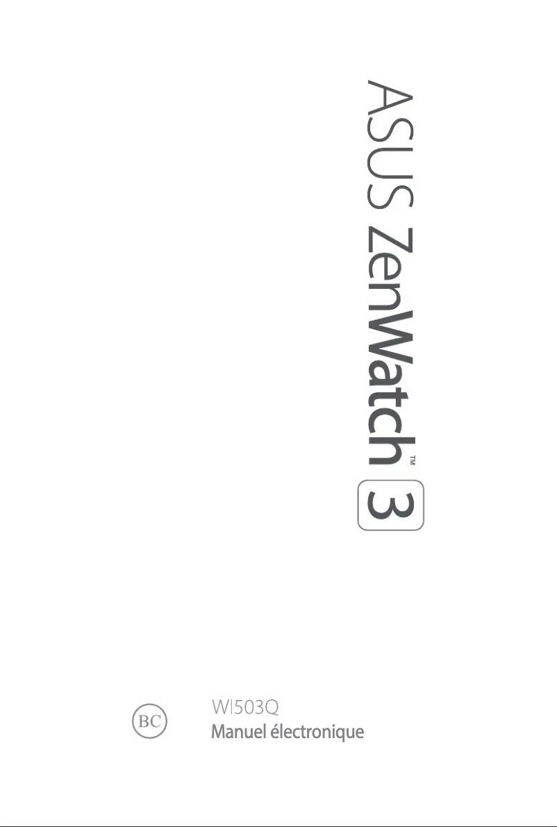 Página 1 del manual Manual de usuario Asus ZenWatch 3