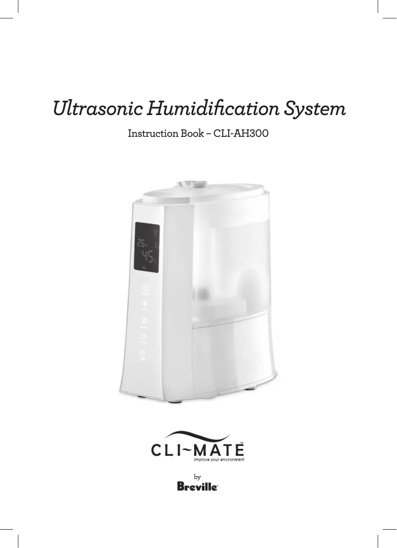 Page n°1 - Manuel utilisateur Cli-mate CLI-AH300