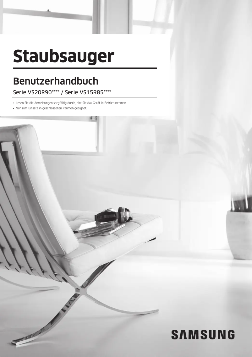 Page n°1 - Manuel utilisateur Samsung VS15R8542S1