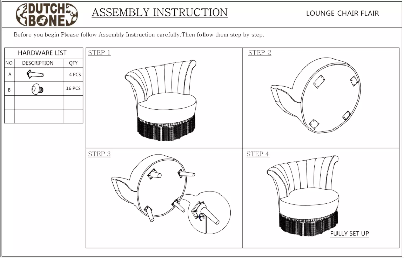 Página 1 del manual Manual de usuario Dutchbone Flair