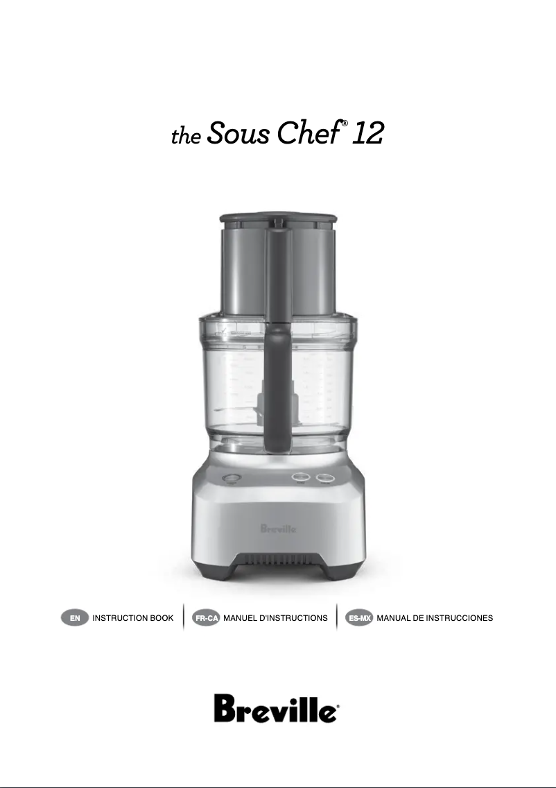 Page 1 de la notice Manuel utilisateur Breville Kitchen Wizz 11 BFP660